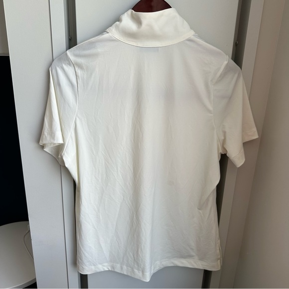 Anatomie Women’s Cream Short Sleeve Shirt Blouse Top Size XL - Picture 4 of 6